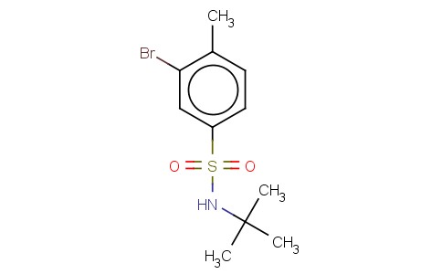 N-T-BUTYL 3-BROMO-4-METHYLBENZENESULFONAMIDE
